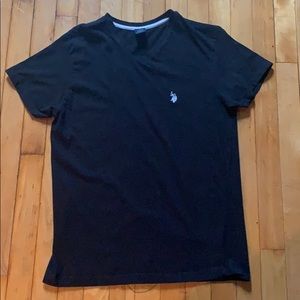 Men’s Black V-Neck.